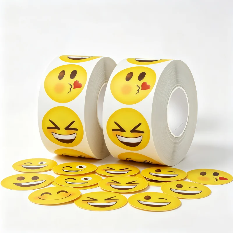 500Pcs/Roll 25mm Round Dot Sti - огляд і ціна Home Decor Emoji
