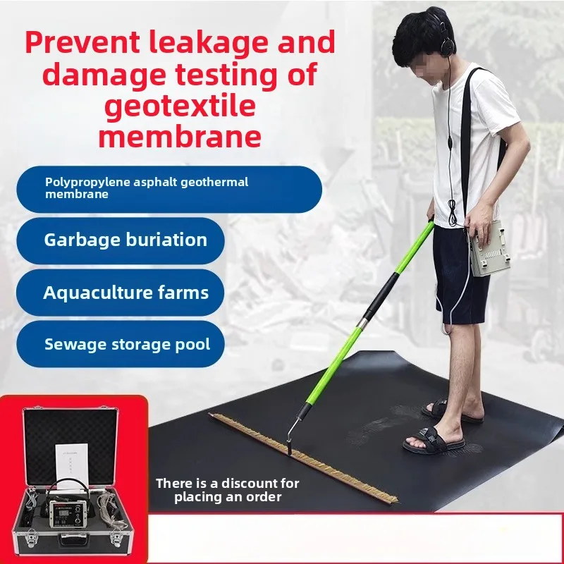 Geomembrane Anti-seepage Leak Detector Anti-corrosion Layer Damage Detection Aquaculture Asphalt Membrane EDM Detector