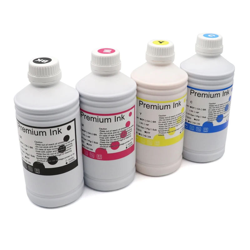 1000ML Pigment Ink T748XL T748 T748XXL For Epson WorkForce Pro WF-8090 WF-8590 WF-6090 WF-6530 WF-6590 WF-8093 WF-8593 Printer