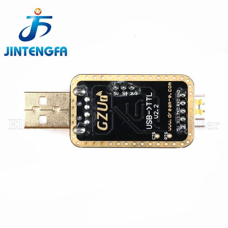 CH340G RS232 Update USB To TTL Converter Module UART Serial Port UFS-HWK STC Dowanloader Programmer Brush Upgrade small plate