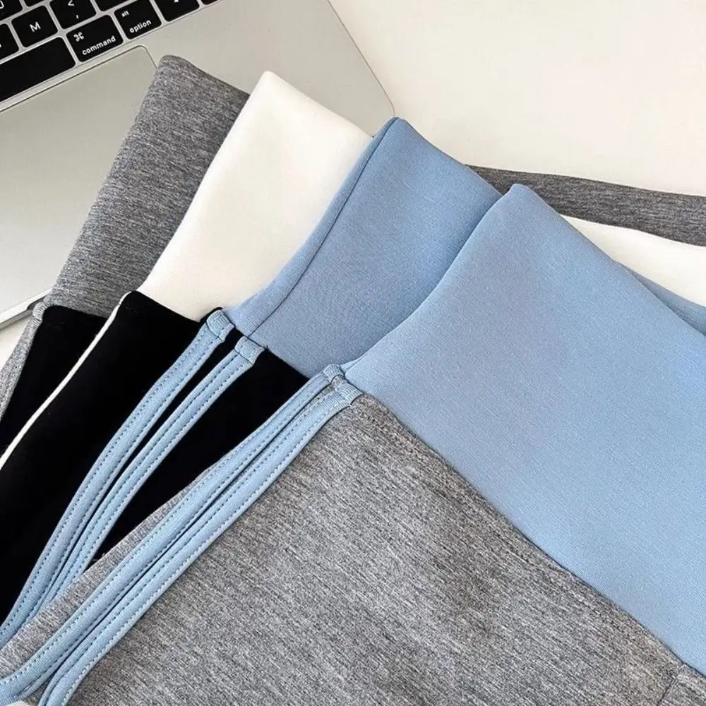 

Simple Sweet Casual Sport Shorts Sweatpants Color Blocking Skinny Short Pants Trousers High Waist Slim Mini Hot Pants Women