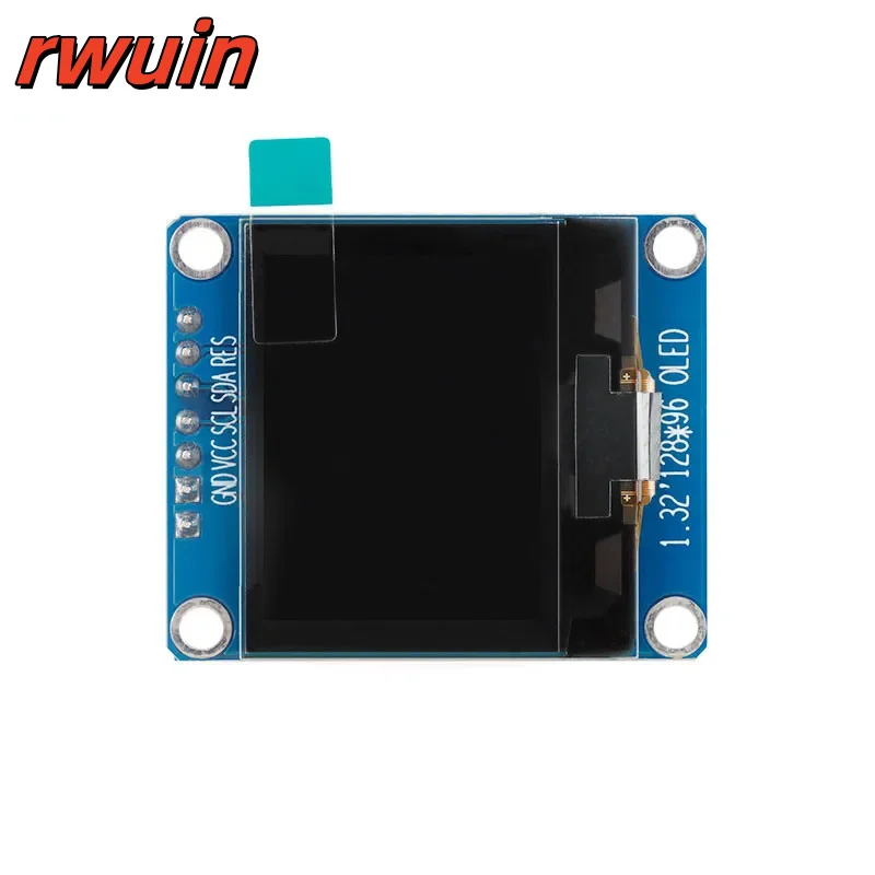 1.32 polegadas OLED IPS HD Tela Branca 1.32 "128x96 LCD Módulo de Exibição LED 128*96 SSD1327 SPI/IIC I2C Interface Paralela 4Pin 7Pin