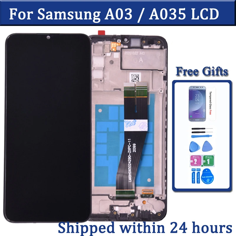 

6.5" LCD For Samsung A03 A035 LCD Display with Touch Screen Digitizer SM-A035F/DS A035M A035F Display