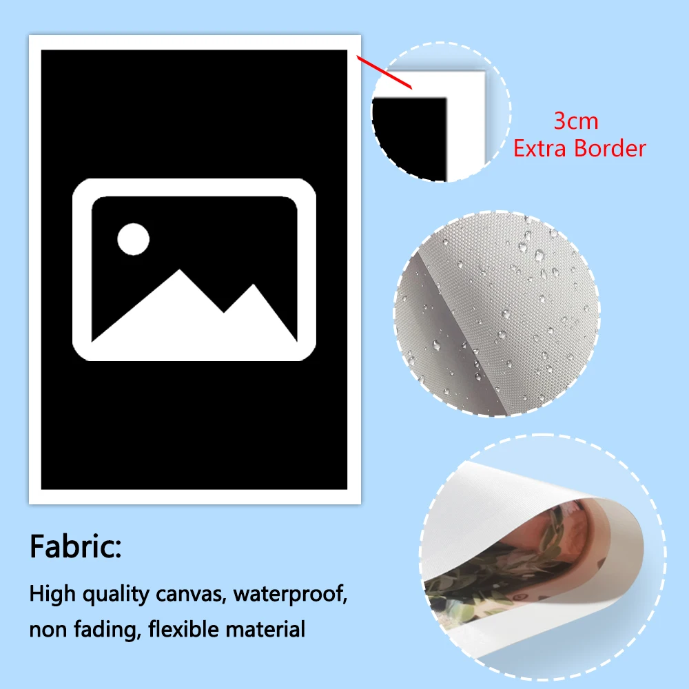 1Pc Custom Canvas Poster Personalized Home Decor Wall Art Customized Gift Room Decoration Creative Customizable Present