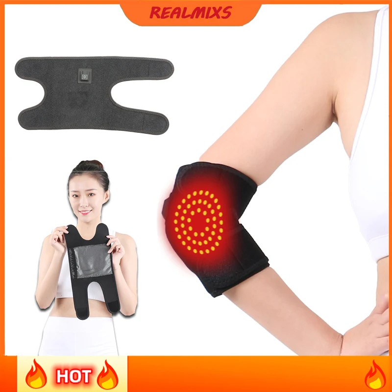 

Heating Elbow Pad warm Wrap USB Arm Sleeve Brace Support Hot Therapy For Arthritis Joint Injury Pain Relief