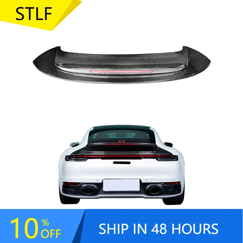

STLFCar Modification Body Kit Car Spoiler Car Fixed Rear Wing Carbon Fiber Tail Fin for PAG 911 2020-2024 992