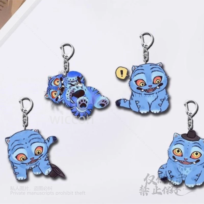 Anime Movie KPop Demon Hunters Superstar Boys Jasa Puntelli Portachiavi Tigri Simpatico accessorio Ciondolo Festa di Halloween Cospaly