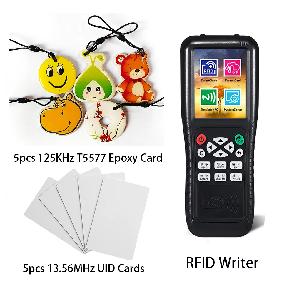 iCopy X100 NFC Smart Card Reader Writer RFID Copier 125KHz 13.56MHz T5577 Keychain RFID Duplicator ID IC Card USB Encrypted Key