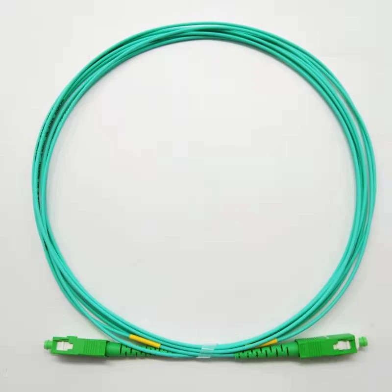 100/50 шт. FTTH Jarretiere 1,6 мм 3,5 м Aqua G657A2 оптоволоконный соединительный кабель Перемычка SC Simplex SM SX SCAPC оптический волоконный Соединительный шнур