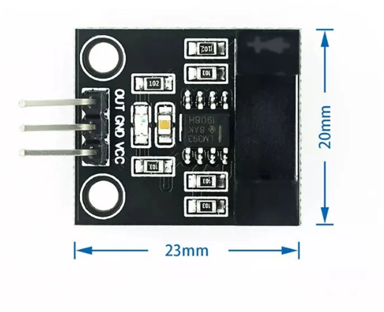 Paired counting sensor module, motor speed sensor module, paired photoelectric sensor module