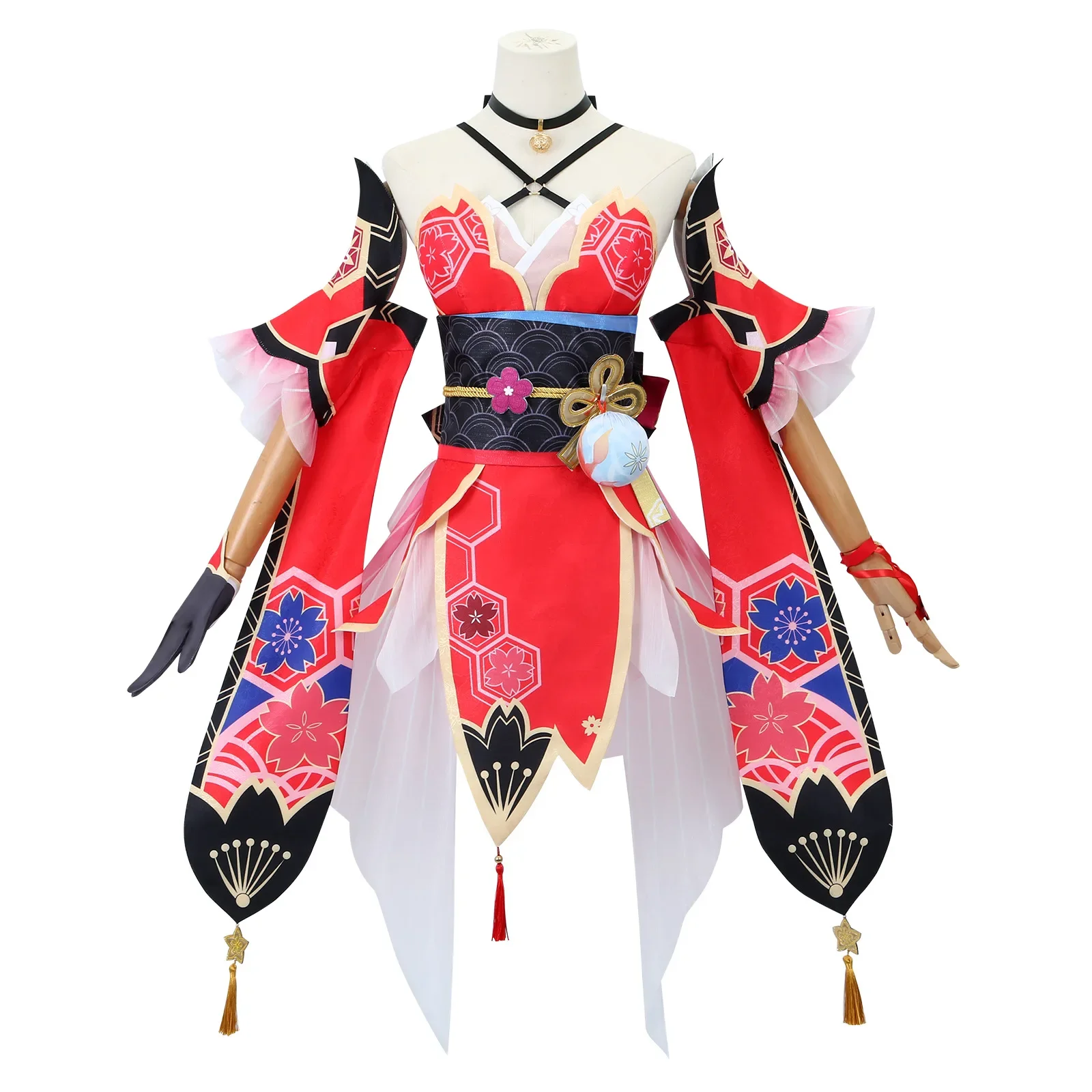 Disfraz de Cosplay del juego Honkai Star Rail para mujer adulta, traje de máscara con peluca brillante, juego de rol, uniforme de fiesta de Halloween y Navidad