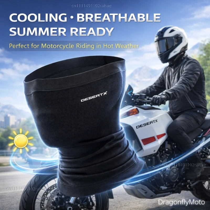 

For Ducati Desert-X DesertX 2026 2025 2024 2023 2022 Motorcycle Summer Cooling Breathable Face Mask Neck Gaiter Balaclava Custom