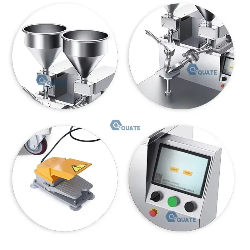 Customizable Cake Cream Spreading Equipment 20 cm Mousse Cake Cream Coating Machine