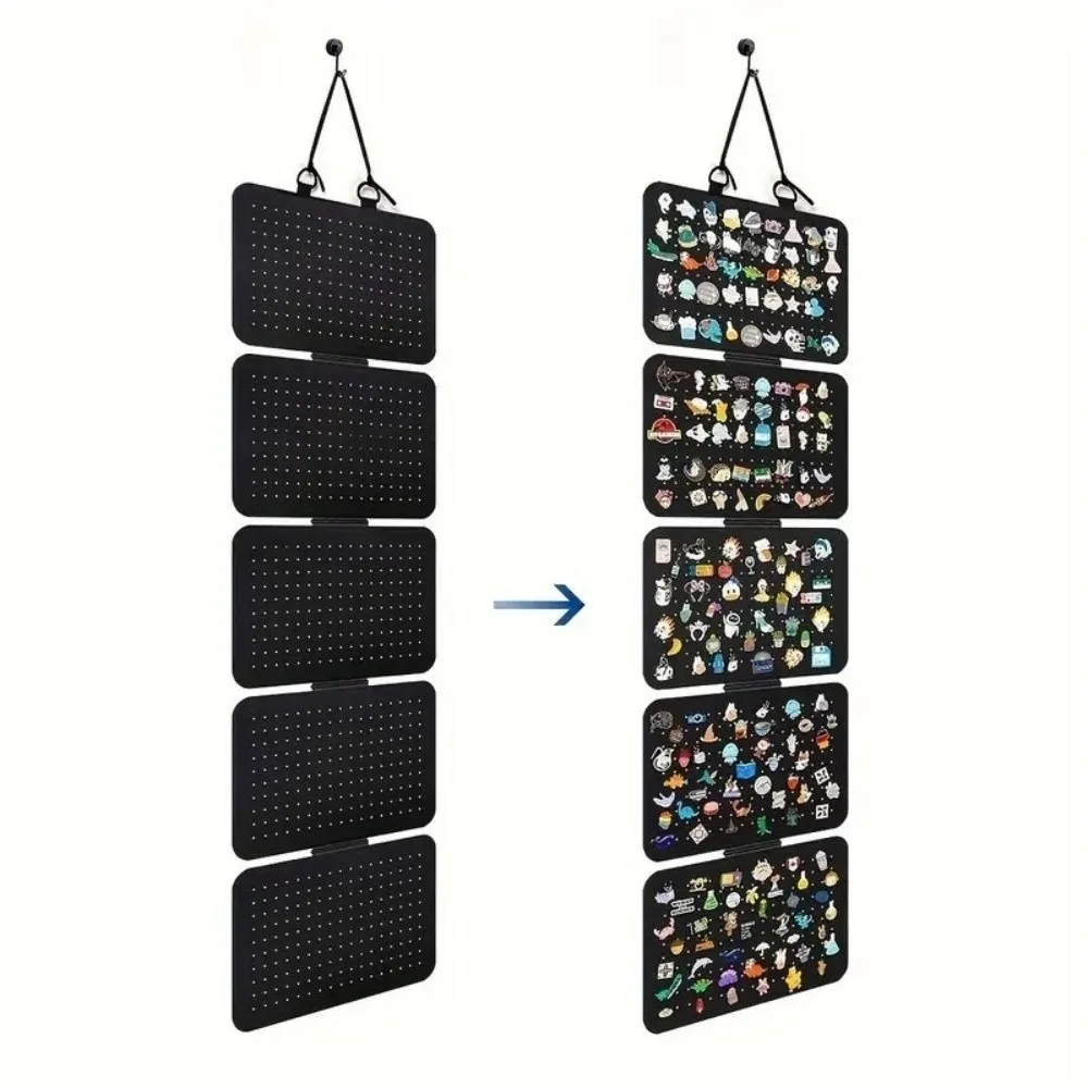 Cute Hanging Brooch Storage Holder Felt Jewelry Display Jewelry Display Stand Wall-mounted Earrings Storage Bag