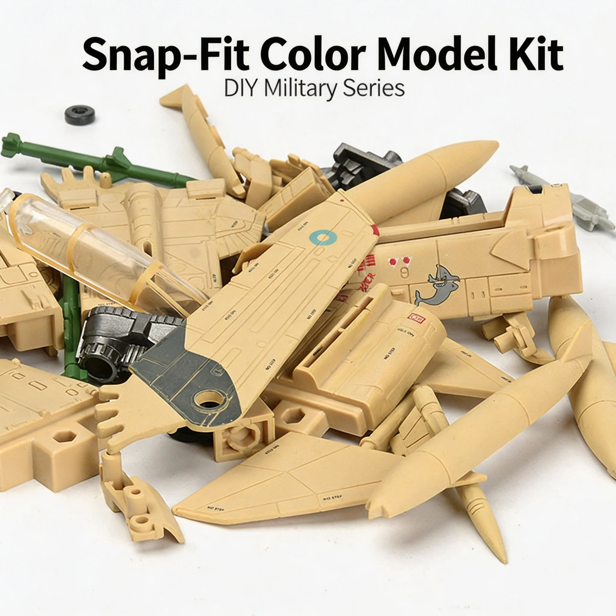 1/72 Tornado Multirole Fighter Model No Glue Pre-colored Assembly Building Blocks Military Plane Toy