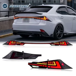 HCmotion Factory 2014-2020 LED Tail Lights For Lexus IS 300h New Start UP Animation DRL IS250 300 350 200t F Back Rear Lamp