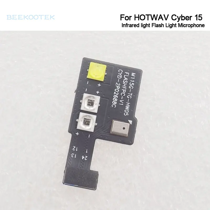 Новый оригинальный HOTWAV Cyber 15, инфракрасный светильник, вспышка, модуль микрофона, кабель, гибкий FPC для смартфона Hotwav Cyber 15,