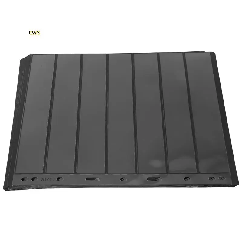 30 قطعة من حاملي ختم صفحة ختم شبكة الطوابع من ألبوم الطوابع PVC الداخلي ذو الأوراق السائبة