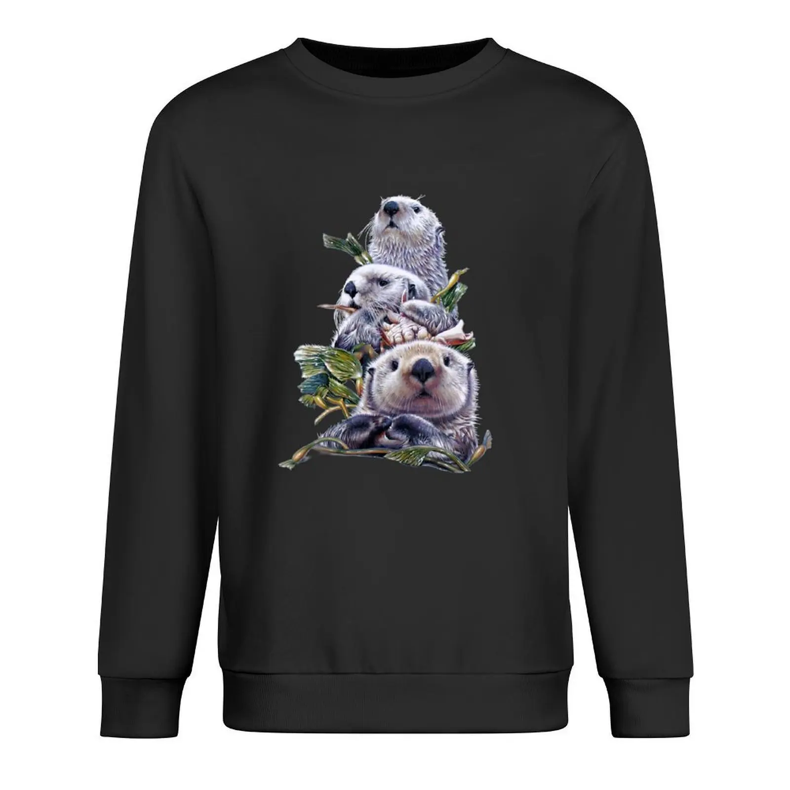 

Sea Otter Stack Pullover men wear men's clothes male clothes men's sweat-shirt set sweatshirts men