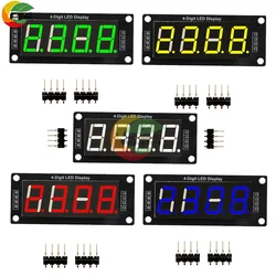 Module de Tube numérique TM1637 à quatre chiffres, 0.56 pouces, sans horloge, affichage numérique rouge/bleu/blanc/vert/jaune, non soudé