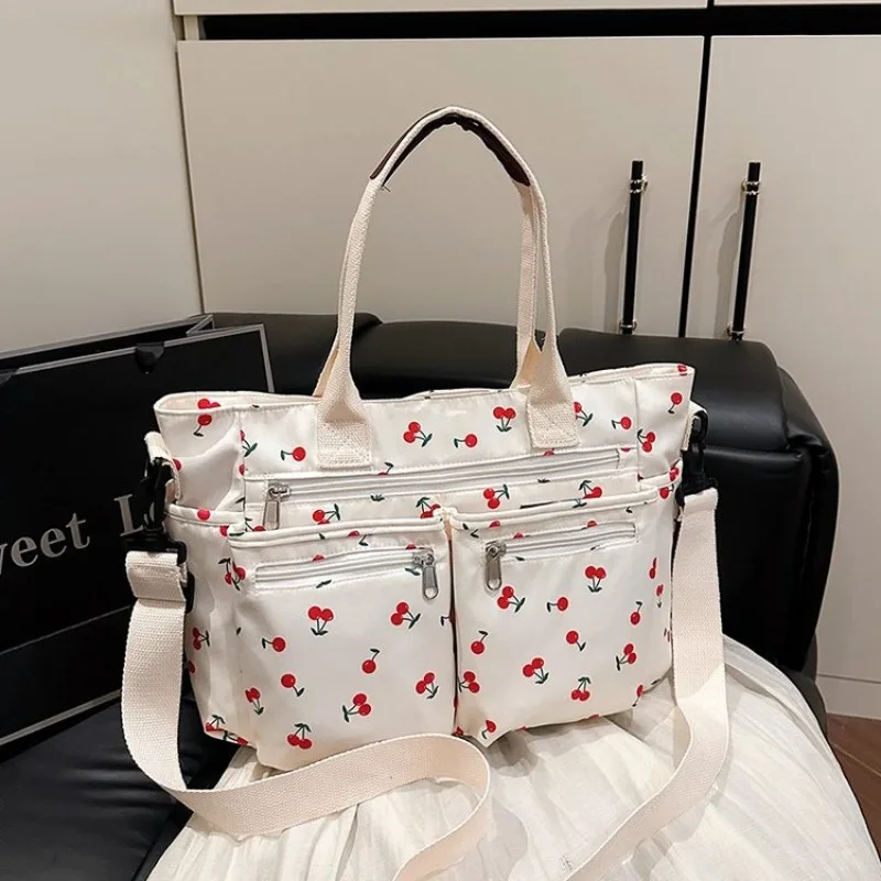 

High-End Minimalist Diaper Bag For Women, Stylish Casual Vintage Leather Commuter Backpack With Letter Logo