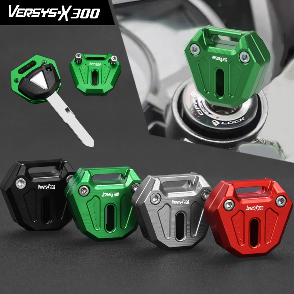 

Motorcycle New Key Cover Cap Keys Case Shell Protector For KAWASAKI VERSYS-X300 VERSYS-X 300 2017 2018 2019 2020 2021 2022 -2023