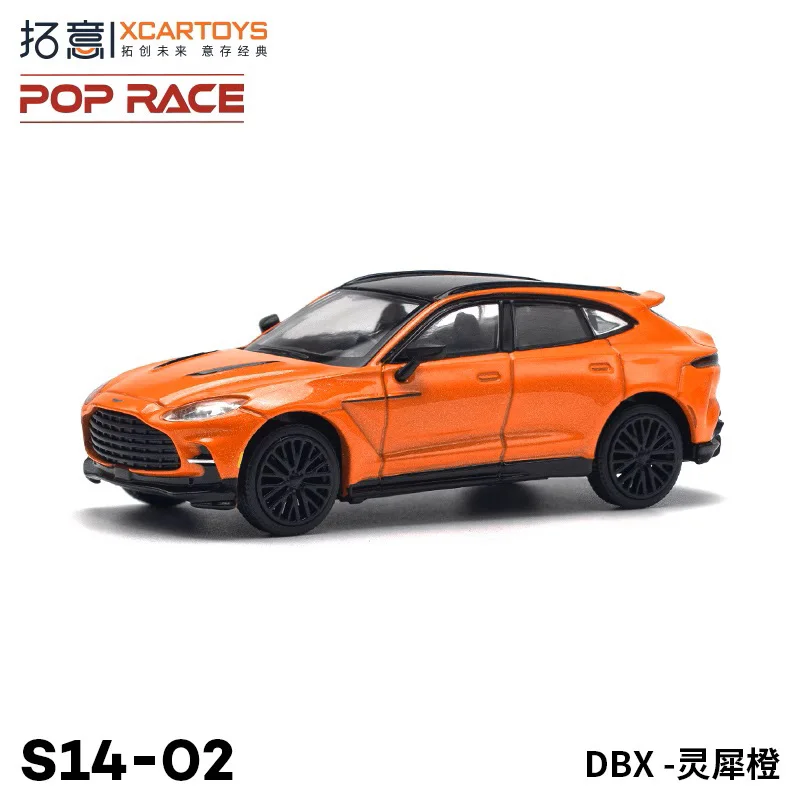 **Pre-Order** Xcartoys  x POP RACE 1:64 AM DBX Orange Diecast Model Car