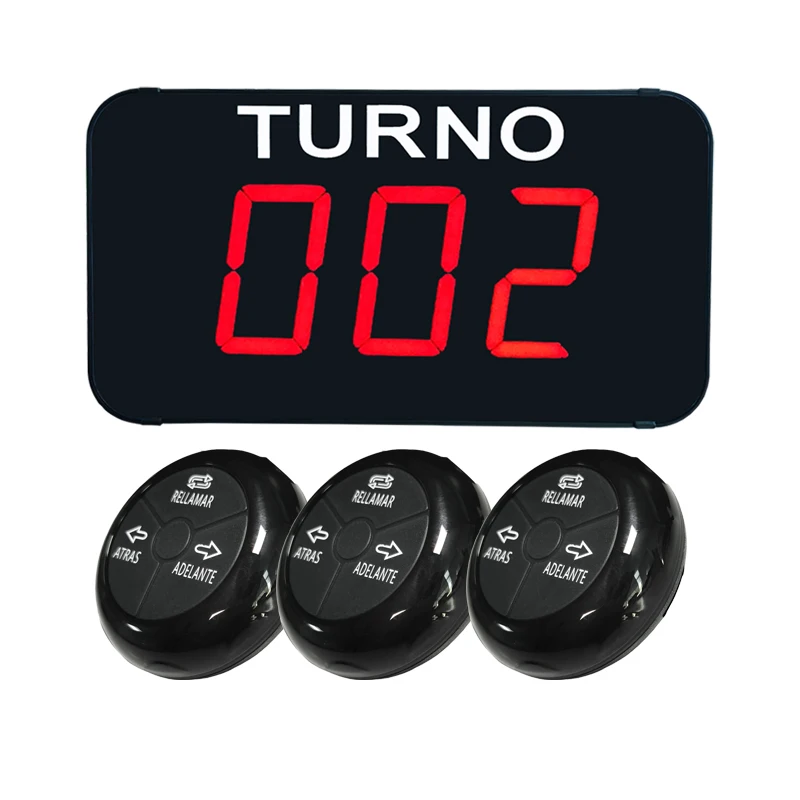 

Simple Turno O Matic Wireless Queue Call System Waterproof Pager Management Service Machine Waiting Line for Hospital Restaurant