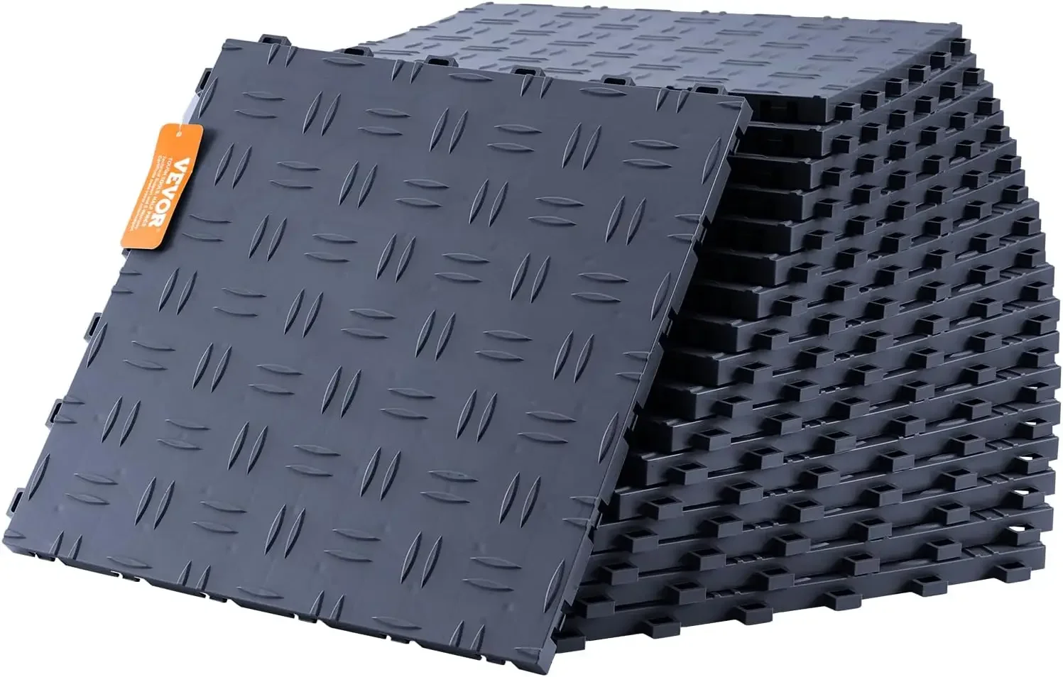 

Garage Tiles Interlocking, 12 x 12 x 0.53 inch 50 Pack Garage Floor Covering Tiles