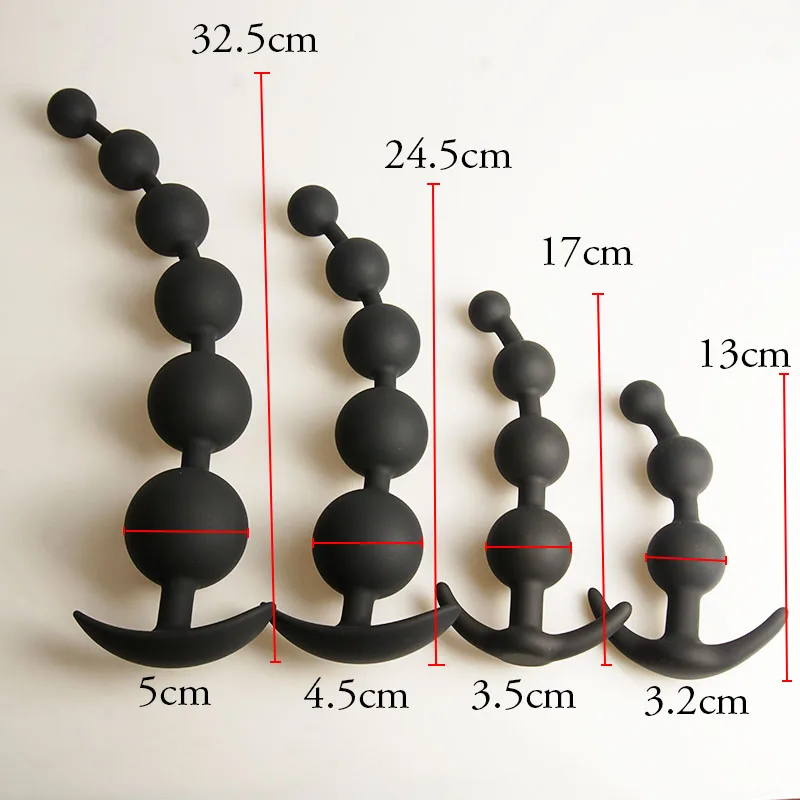 Anal Beads Balls Long Dildo Training,Silicone Anus Ass But Butt Plug,Analplug Buttplug Butplug Sex Toys,Analsex Prostate - Image 6