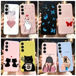 For Samsung A15 Case A05 A05S A25 4G Cover Cute Love Heart Butterfly Silicone Soft Fundas For Samsung Galaxy A15 SM-A155F Bumper