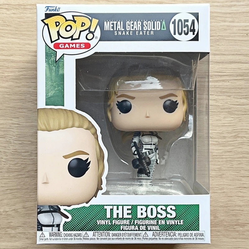 Funko Pop! Original Metal Gear Solid 3 Snake Eater The Boss #1054 Vinyl Figure Collectible Model Desktop Ornament Gift for Fans