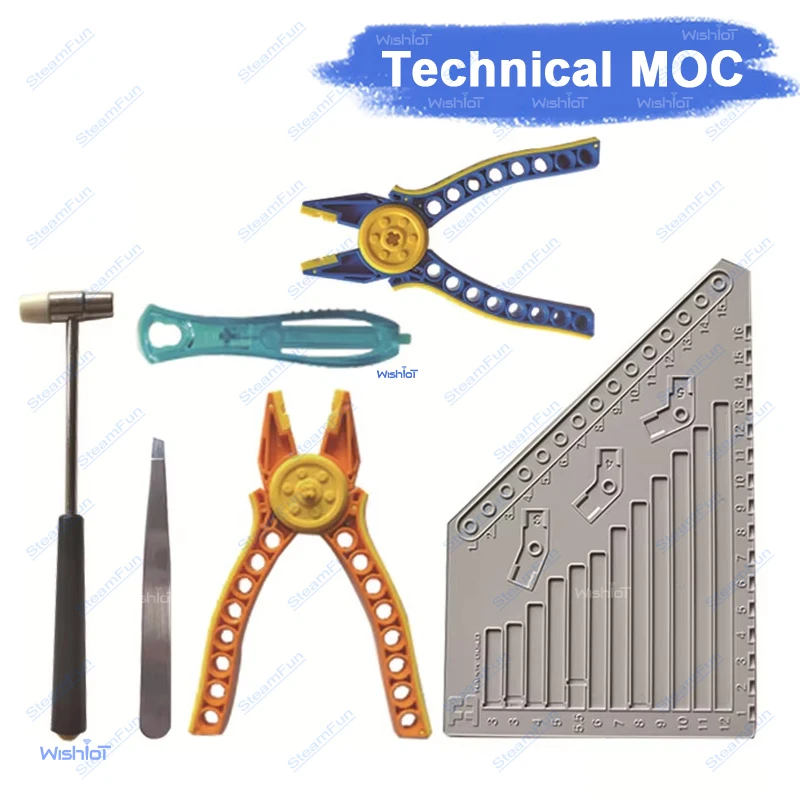 

Инструменты для разборки конструкторов: плоскогубцы, щипцы, молоток, аксессуары для DIY-конструкторов