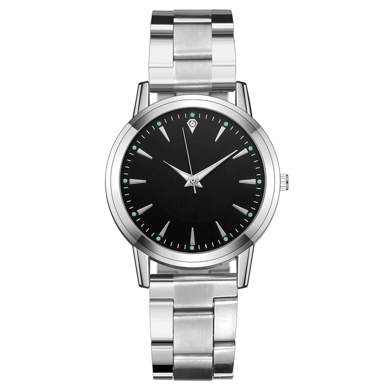 Bracelet en acier inoxydable pour femme, montre-bracelet à quartz, montres décontractées pour femme, mode de luxe