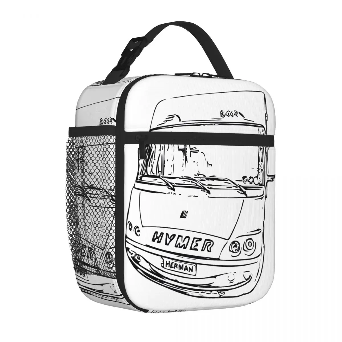 Hot Sale Herman The Hymer Motorhome Front Large Capacity Insulated Snack Tote Newborn Food Storage Lunch Carrier