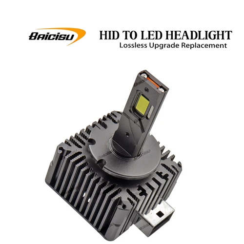 Imagen 2 del producto 1 par D3S D1S LED faros de coche bombillas HID 300W D2S D4S D8S D2R D4R lámpara Canbus sin errores luz automática blanco frío 6000K 12V 24V