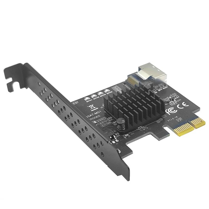 

Pcie To SFF-8087 SATA3.0 Expansion Card Mini-SAS/SATA Hard Disk 9215 Adapter Card 36PIN Durable