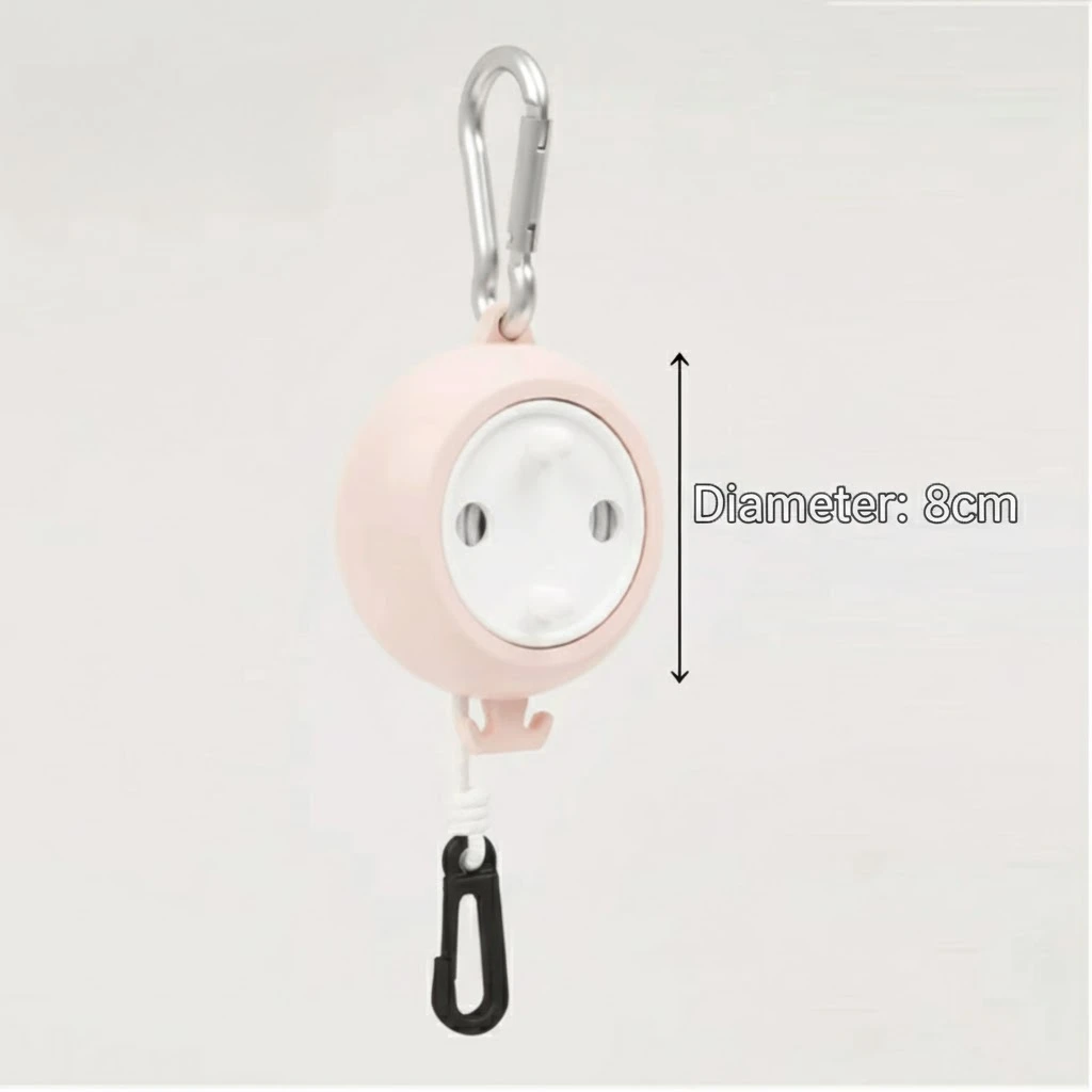 حبل غسيل محمول عالي التحمل، حبل تجفيف غسيل للسفر 50 كجم، قابل للسحب للتخييم والمشي لمسافات طويلة RV ملابس داخلية خارجية معلقة