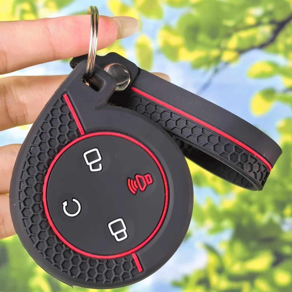 Zinc Alloy Car Remote Key Case Cover Bag For Great Wall Mountains Seas POER Truck GWM P Series Pickup 2023 Keychain Accessories