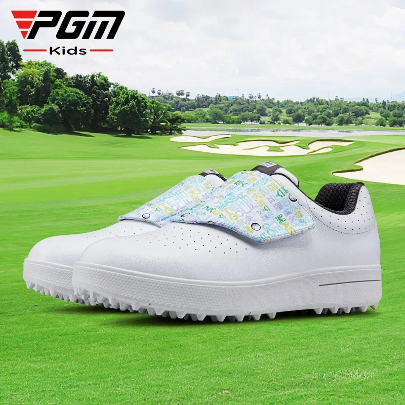 Lightweight PGM Children's Golf Shoes Junior Sports Shoes Non-slip Wear-Resistant Waterproof Shoes