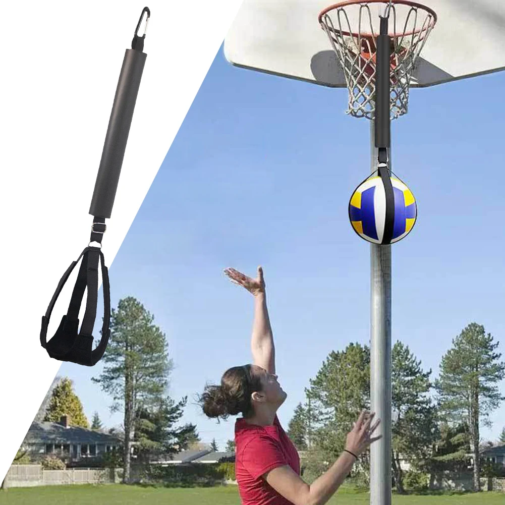 

Volleyball Spike Trainer Volleyball Training Strap Adjustable Volleyball Ball Holder Nylon Webbing for Volleyball Training