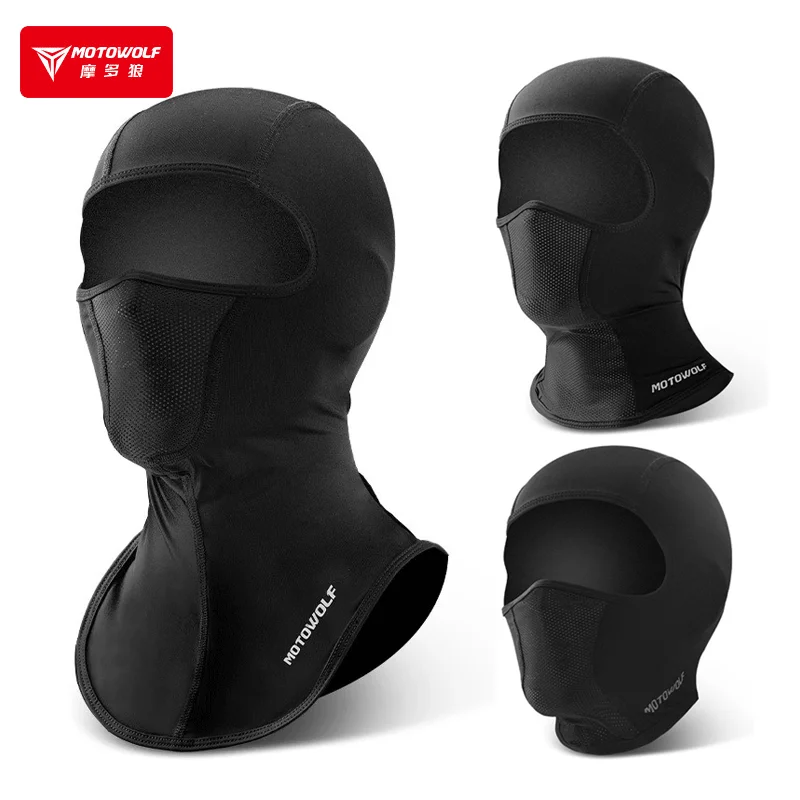 Balaclava for Men Women Summer Winter Cycling Cap Ice Silk Breathable Anti-UV Full Face Mask Motorcycle Running Cool Sport Gear