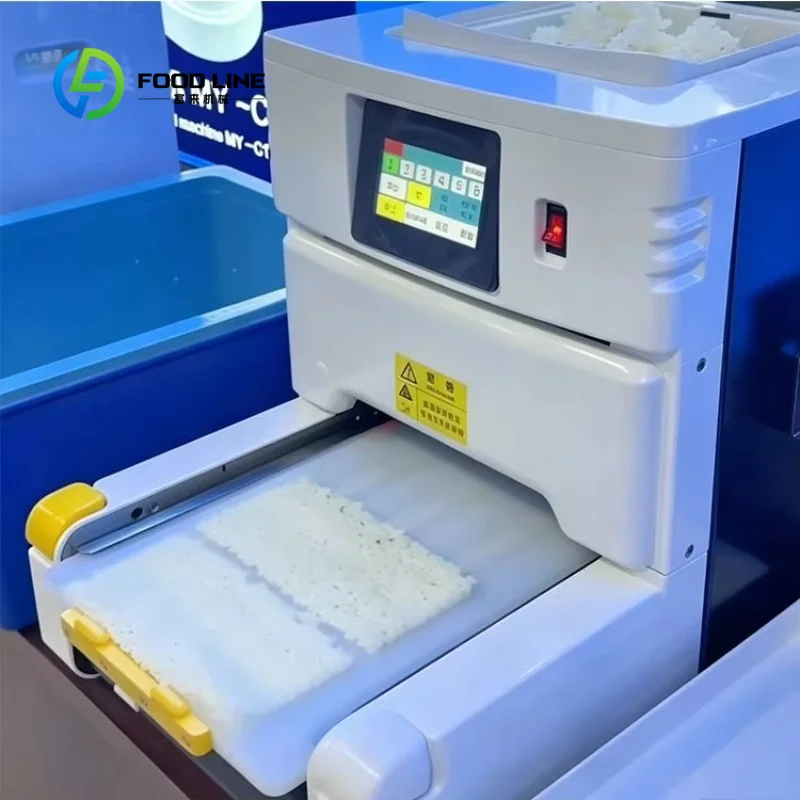 custom norimaki sushi maker rice sheet spreader high output stable rice pressing for japanese bistro commercial food prep area