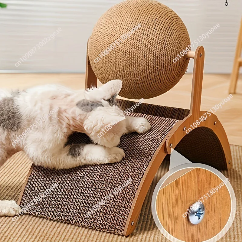 2026 autumn and winter cross-border foreign trade new wear-resistant cat catching ball toy vertical cat climbing frame