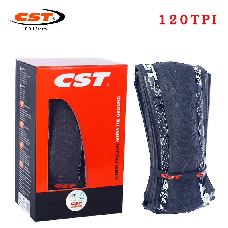 

CST 26inch Mountain Bike foxtrail Tire MTB parts 27.5/29*1.95 120TPI ultra light Racing Folding Stab Proof Bicycle Tyre