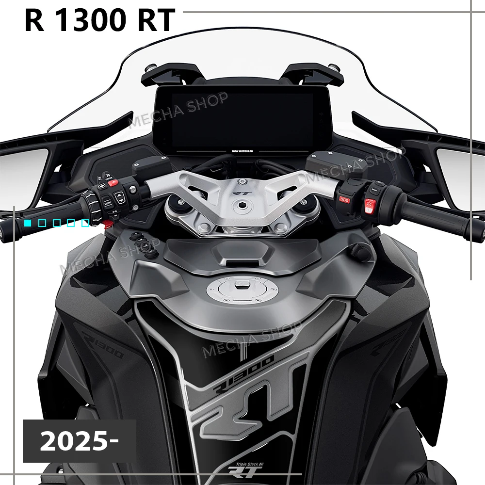 R1300RT Accessories Motorcycle 3D Resin Tank Pad Protection Kit Side Fuel Tank Pad For R 1300 RT R1300 RT 2025