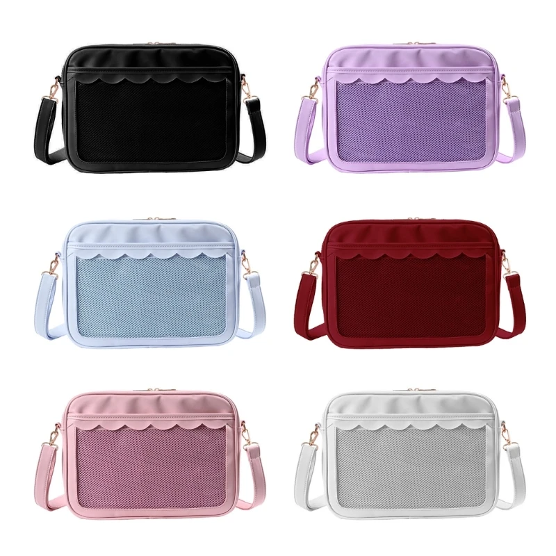 Japanische Umhängetasche für Frauen PU Itabag Transparente Tasche JK Einkaufstasche Handtaschen Ita Tasche Umhängetasche