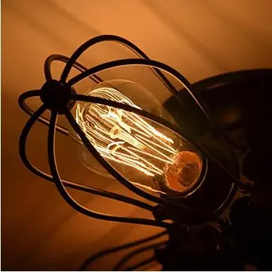 Retro Style Loft Vintage Ceiling Light Fixtures Living Room Lights Edison LED Industrial Ceiling Lamp Luminaire