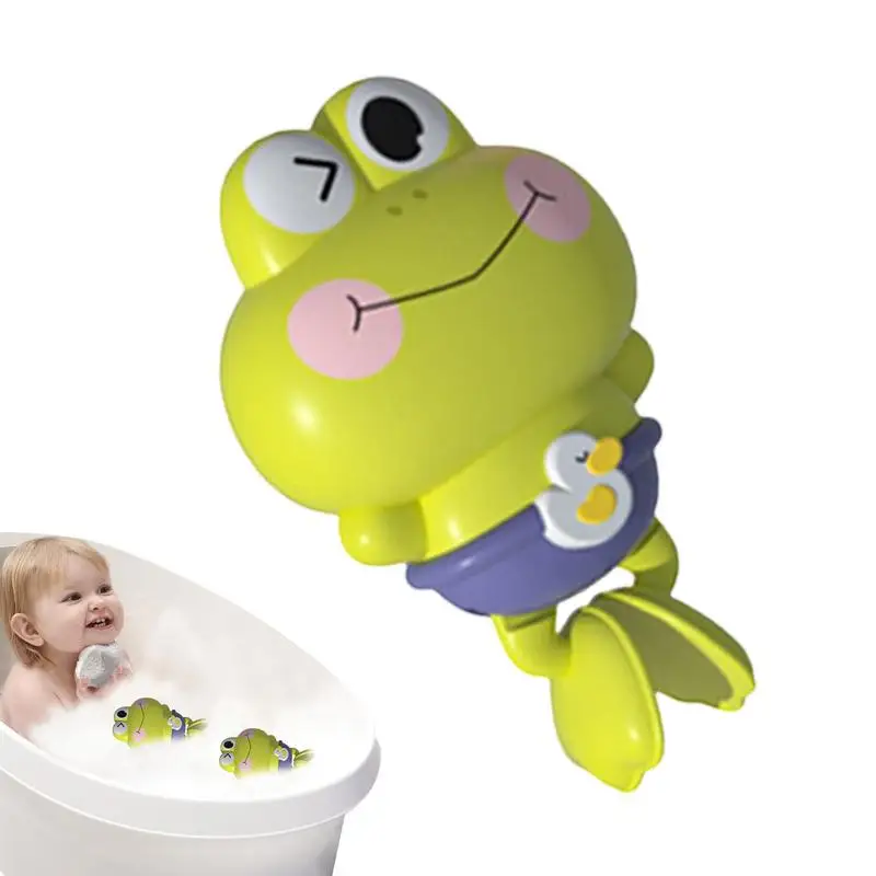 

1pcs Swimming Frog Bath Toy Fun Swimming Frog Toys for Pool & Bathtub Interactive Water Play Frog Bathtub Toys Cute Kids Toys