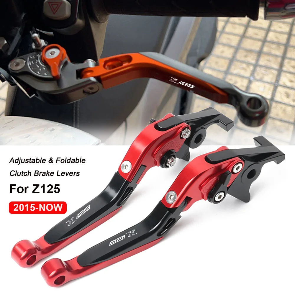 For Z125 Z125 2015-Present Clutch Lever Brake Lever Foldable Handle Lever Motorcycle Accessories Part